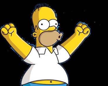 Homer Simpson cartoon